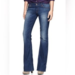 GAP Sexy Bootcut Jeans 33R Medium Wash Stretch Denim